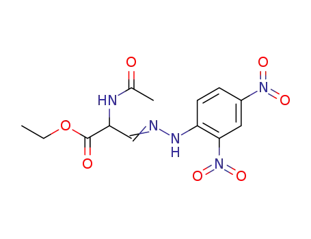 2-acetylamino-3-(2,4-dinitro-phenylhydrazono)-propionic acid ethyl ester