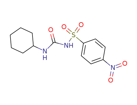 Benzenesulfonamide, N-[(cyclohexylamino)carbonyl]-4-nitro-