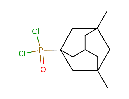 Molecular Structure of 125282-04-4 ((3,5-dimethyladamantyl)phosphonic acid dichloride)