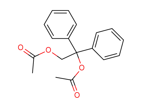 Molecular Structure of 93878-27-4 (1,2-diacetoxy-1,1-diphenyl-ethane)