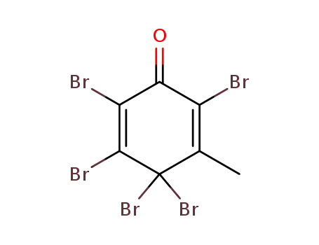 2,5-Cyclohexadien-1-one, 2,3,4,4,6-pentabromo-5-methyl-