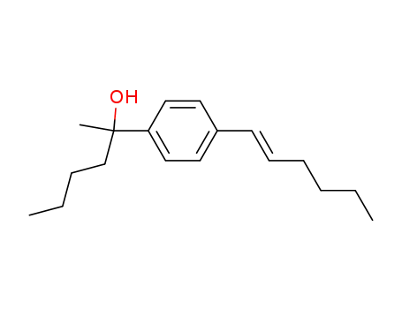 Benzenemethanol, a-butyl-4-(1-hexenyl)-a-methyl-, (E)-