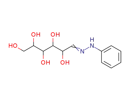 Molecular Structure of 1093131-74-8 (glucose-phenylhydrazone)
