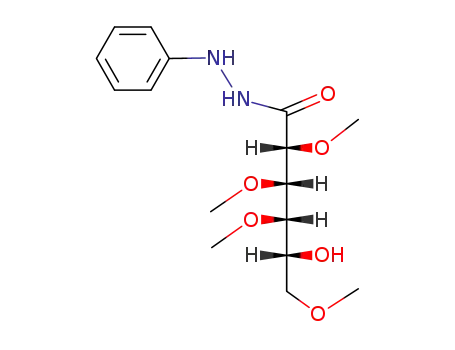 <i>O</i><sup>2</sup>,<i>O</i><sup>3</sup>,<i>O</i><sup>4</sup>,<i>O</i><sup>6</sup>-tetramethyl-D-galactonic acid-(<i>N</i>'-phenyl-hydrazide); (2.3.4.6-tetramethyl-d-glaktonsaeure)-phenylhydrazide