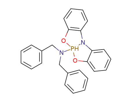 Dibenzyl-(9,10-dioxa-4b-aza-9aλ<sup>5</sup>-phospha-indeno[1,2-a]inden-9a-yl)-amine