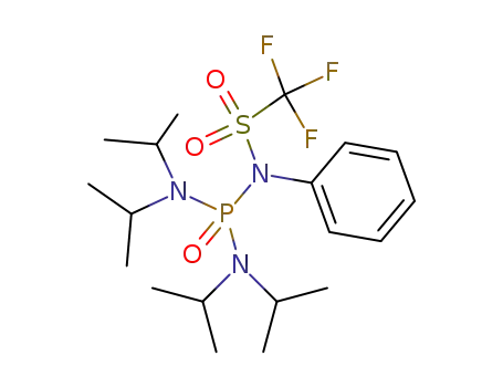 bis(diisopropylamino)<phenyl(trifluoromethylsulphonyl)amino>phosphine oxide
