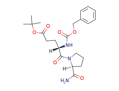Molecular Structure of 125680-14-0 (Z-Glu(O-t-Bu)-Pro-NH<sub>2</sub>)
