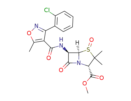 Cloxacillin S-sulphoxide methylester