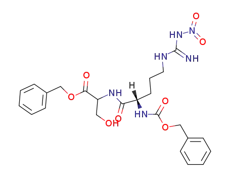 <i>N</i>-(<i>N</i><sup>α</sup>-benzyloxycarbonyl-<i>N</i><sup>ω</sup>-nitro-L-arginyl)-Ξ-serine benzyl ester