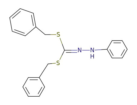 Molecular Structure of 113090-84-9 (<i>N</i>'-phenyl-dithiocarbonohydrazonic acid dibenzyl ester)