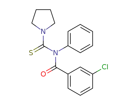 3-Chloro-N-phenyl-N-(pyrrolidine-1-carbothioyl)-benzamide