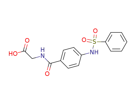 Glycine, N-[4-[(phenylsulfonyl)amino]benzoyl]-