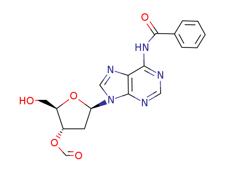 Adenosine, N-benzoyl-2'-deoxy-, 3'-formate