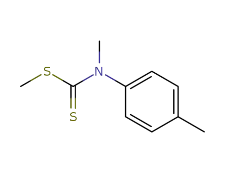 Molecular Structure of 62604-12-0 (Carbamodithioic acid, methyl(4-methylphenyl)-, methyl ester)