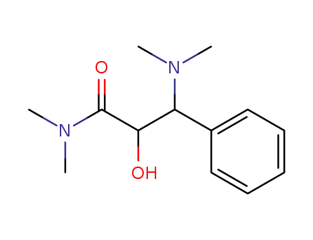Molecular Structure of 717107-08-9 (3-dimethylamino-2-hydroxy-3-phenyl-propionic acid dimethylamide)