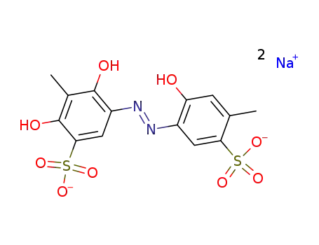 C<sub>14</sub>H<sub>12</sub>N<sub>2</sub>O<sub>9</sub>S<sub>2</sub><sup>(2-)</sup>*2Na<sup>(1+)</sup>