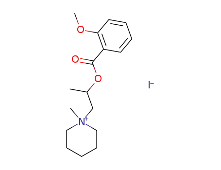 1-[2-(2-methoxy-benzoyloxy)-propyl]-1-methyl-piperidinium; iodide