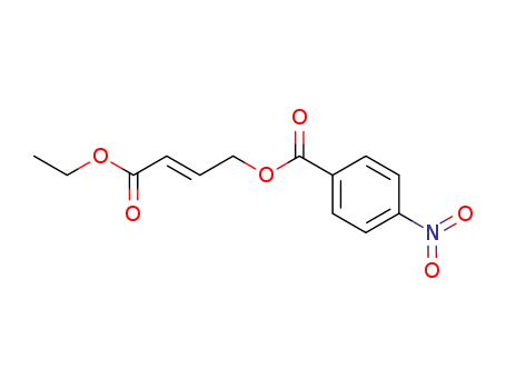 4-(4-nitro-benzoyloxy)-<i>trans</i>-crotonic acid ethyl ester