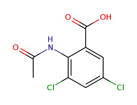 Benzoic acid, 2-(acetylamino)-3,5-dichloro-