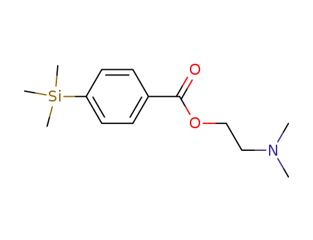 4-trimethylsilanyl-benzoic acid-(2-dimethylamino-ethyl ester)