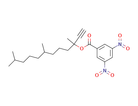 3-(3,5-dinitro-benzoyloxy)-3,7,11-trimethyl-dodec-1-yne