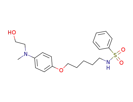 <i>N</i>-(5-{4-[(2-hydroxy-ethyl)-methyl-amino]-phenoxy}-pentyl)-benzenesulfonamide