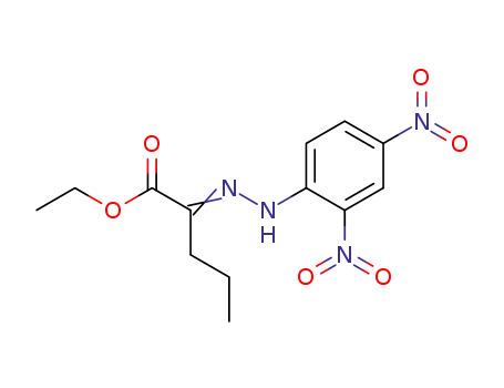 2-(2,4-dinitro-phenylhydrazono)-valeric acid ethyl ester