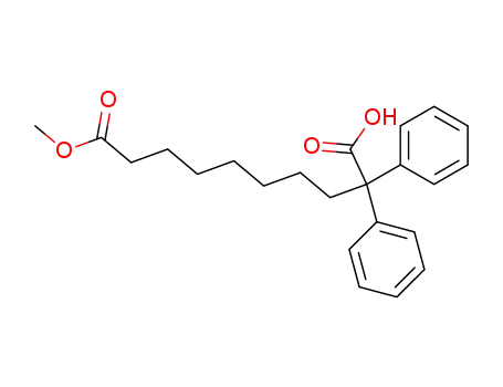 2,2-diphenyl-decanedioic acid-10-methyl ester