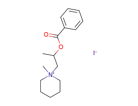 1-(2-benzoyloxy-propyl)-1-methyl-piperidinium; iodide