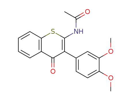 Acetamide,
N-[3-(3,4-dimethoxyphenyl)-4-oxo-4H-1-benzothiopyran-2-yl]-