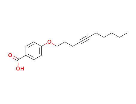 Benzoic acid, 4-(4-decynyloxy)-