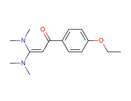 <2,2-Bis(dimethylamino)vinyl><p-ethoxyphenyl>keton