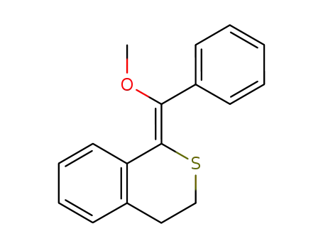 1H-2-Benzothiopyran, 3,4-dihydro-1-(methoxyphenylmethylene)-, (E)-
