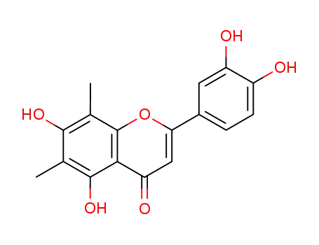 4H-1-Benzopyran-4-one,
2-(3,4-dihydroxyphenyl)-5,7-dihydroxy-6,8-dimethyl-