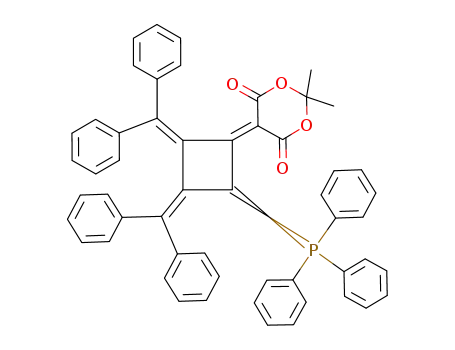 <2',3'-bis(diphenylmethylene)-4'-(triphenylphosphoranylidene)cyclobutylidene>-2,2-dimethyl-1,3-dioxan-4,6-dione