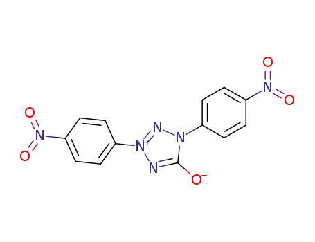 Molecular Structure of 24866-08-8 (5-hydroxy-1,3-bis-(4-nitro-phenyl)-tetrazolium betaine)