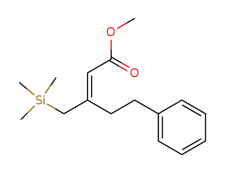 (E)-5-Phenyl-3-trimethylsilanylmethyl-pent-2-enoic acid methyl ester