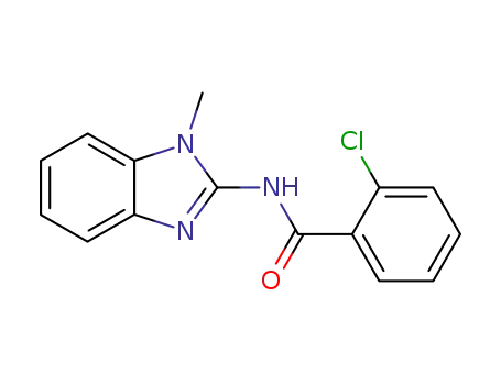 1-Methyl-2-(o-chlorobenzamide)benzimidazole
