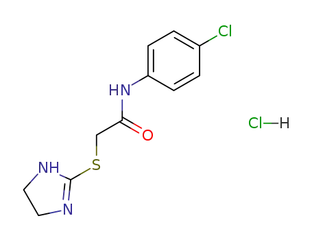 (4,5-dihydroimidazolyl-2-mercapto)-p-2-chloroacetanilide hydrochloride