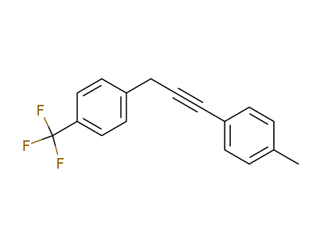 Benzene, 1-[3-(4-methylphenyl)-2-propynyl]-4-(trifluoromethyl)-