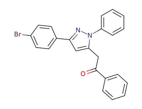 3-(4-bromophenyl)-5-phenacyl-1-phenylpyrazole