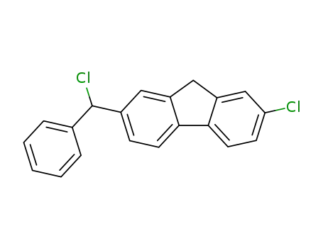 9H-Fluorene, 2-chloro-7-(chlorophenylmethyl)-