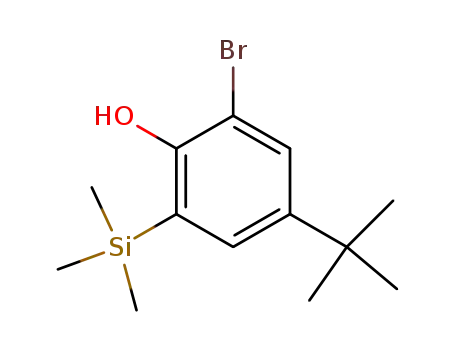 Phenol, 2-bromo-4-(1,1-dimethylethyl)-6-(trimethylsilyl)-