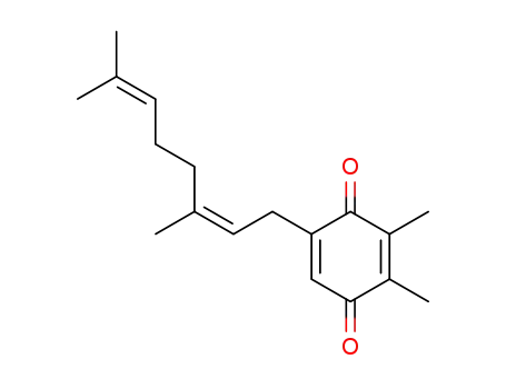 Molecular Structure of 137554-08-6 ((Z)-2,3-dimethyl-5-(3,7-dimethylocta-2,6-dienyl)-1,4-naphthoquinone)