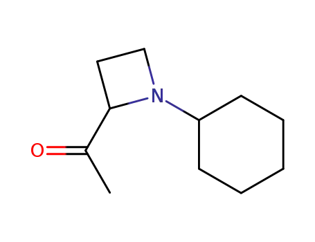 1-cyclohexyl-2-acetylazetidine