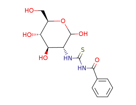 Molecular Structure of 13996-68-4 (2-(3-benzoylthioureido)-2-deoxy-D-glucopyranose)
