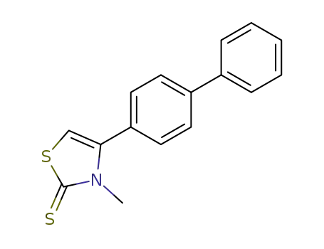 2(3H)-Thiazolethione, 4-[1,1'-biphenyl]-4-yl-3-methyl-