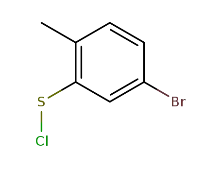 5-Brom-2-methyl-phenylsulfenylchlorid