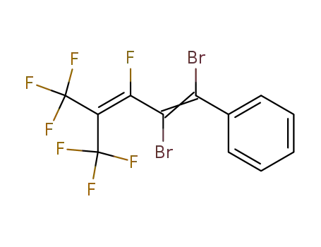 ((E)-1,2-Dibromo-3,5,5,5-tetrafluoro-4-trifluoromethyl-penta-1,3-dienyl)-benzene