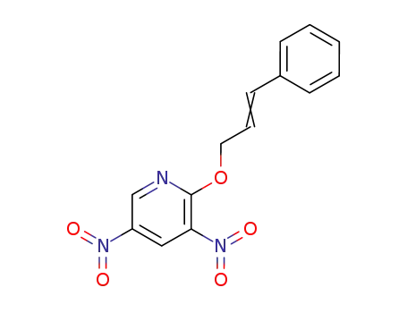 Molecular Structure of 62252-43-1 (Pyridine, 3,5-dinitro-2-[(3-phenyl-2-propenyl)oxy]-)